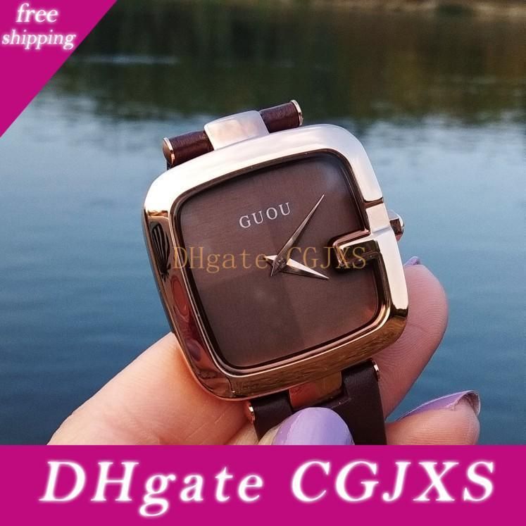 2020 Women S Watches Square Fashion Zegarek Damski Luxury Ladies Bracelet Watches For Women Leather Strap Clock Saati From Cslikdd 35 96 Dhgate Com