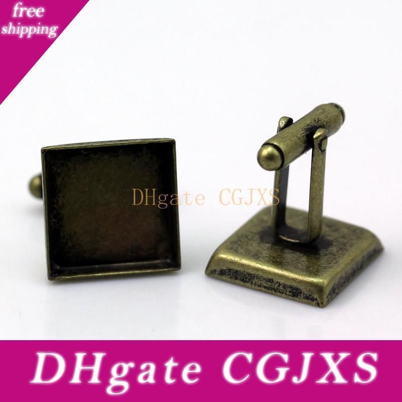 Satin Al Kimligi 10040 Kisisel Kol Dugmesi Yapimi Brass Icin Beadsnice Kol Dugmesi Parcalari Ile 18mm Kare Cerceve Ayari Tl210 67 Dhgate Comda