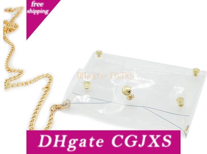 clear envelope clutch