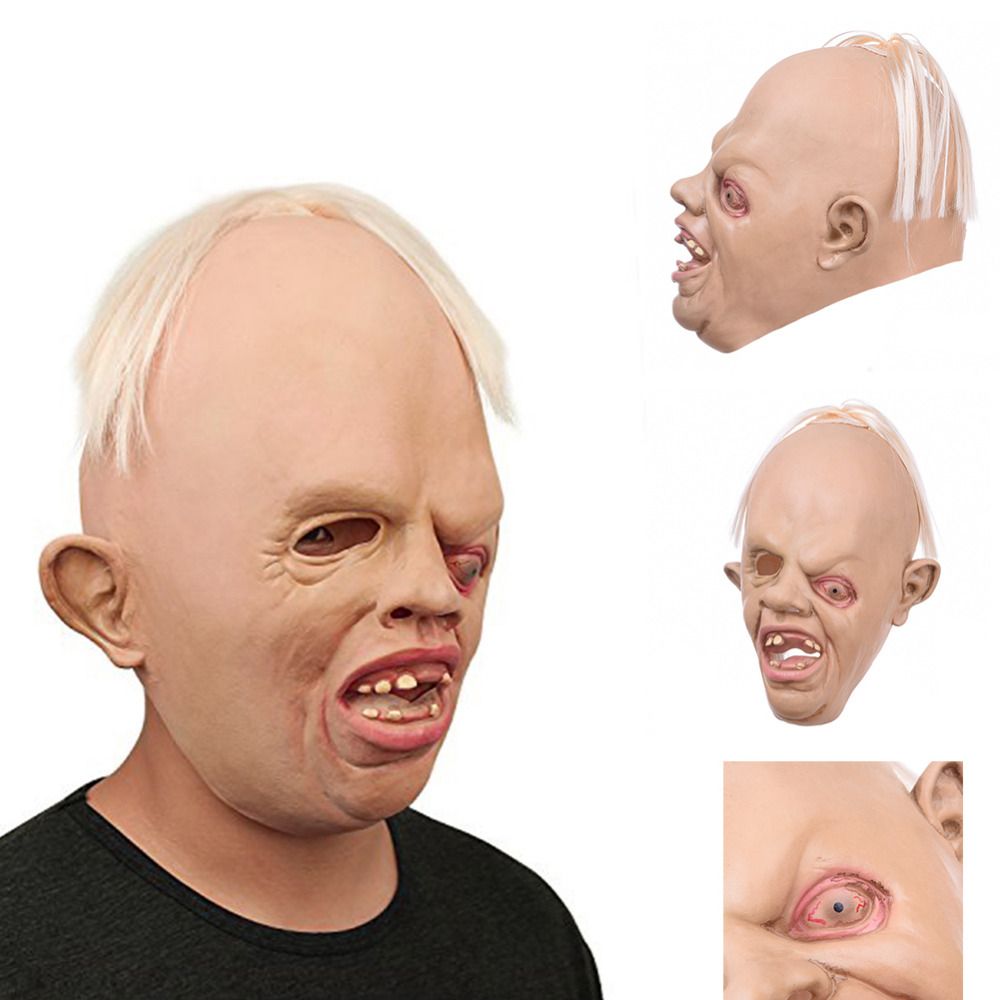 Acheter Nouveaute Latex Caoutchouc Effrayant Effrayant Bebe Laid Bebe Tete Le Masque De Goonies Masque Salete Halloween Fete Costume Decorations De La Latex Cyclops Masque De 67 76 Du Highqualityok4 Fr Dhgate Com