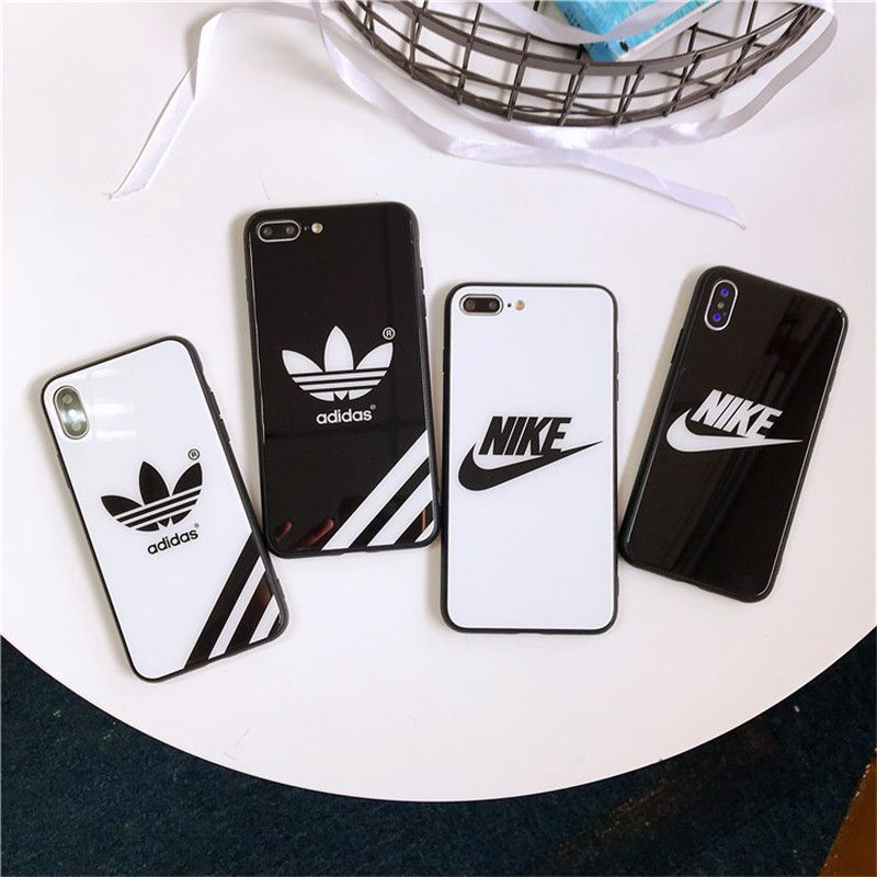 nike glass phone case