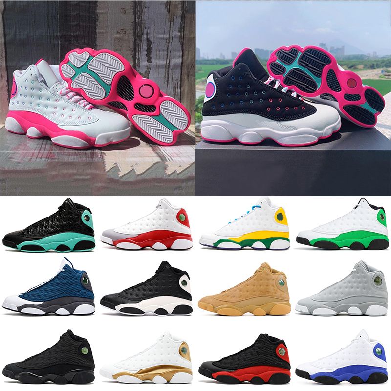 13 XIII 13s Mens Basketball Shoes For Women Hyper Royal Soar Lucky