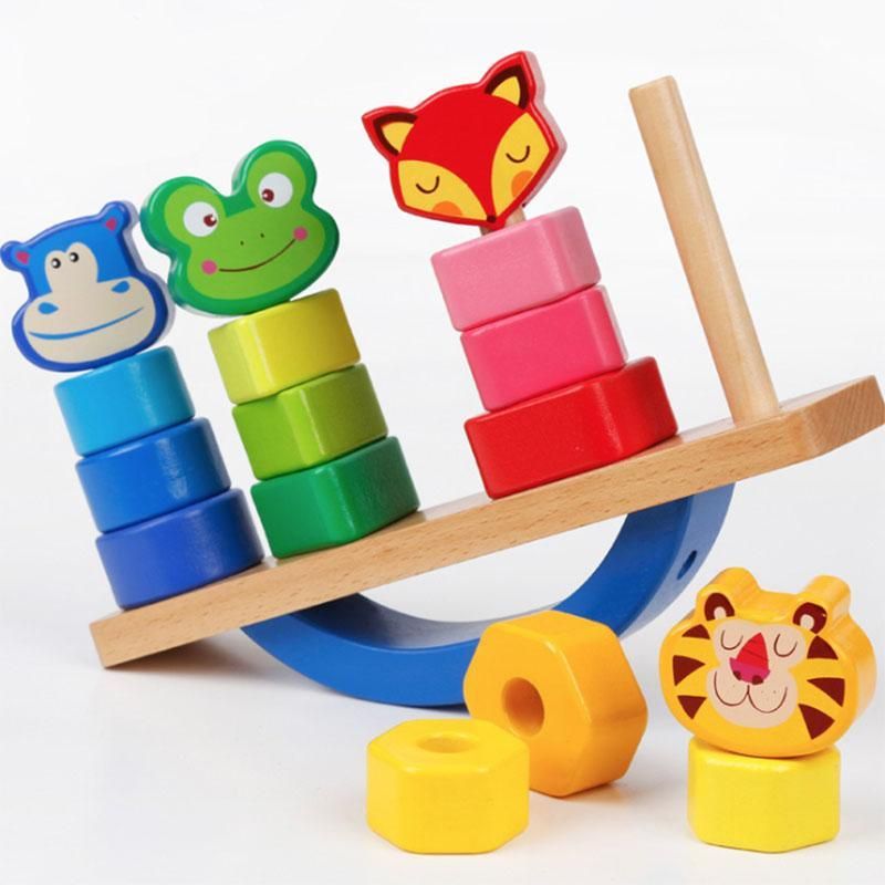 wooden balance toy