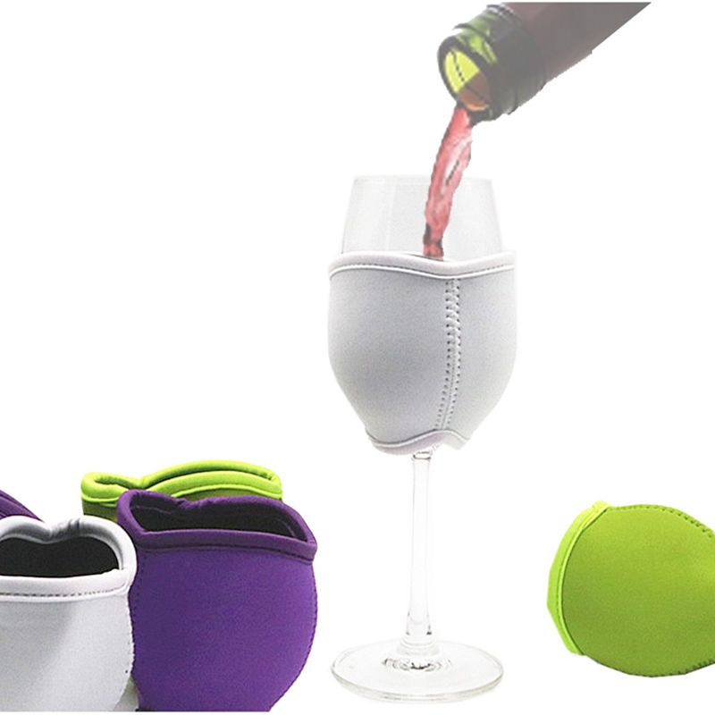 2021 Neoprene Red Wine Glass Sleeves Champagne Cup Insulator Cover