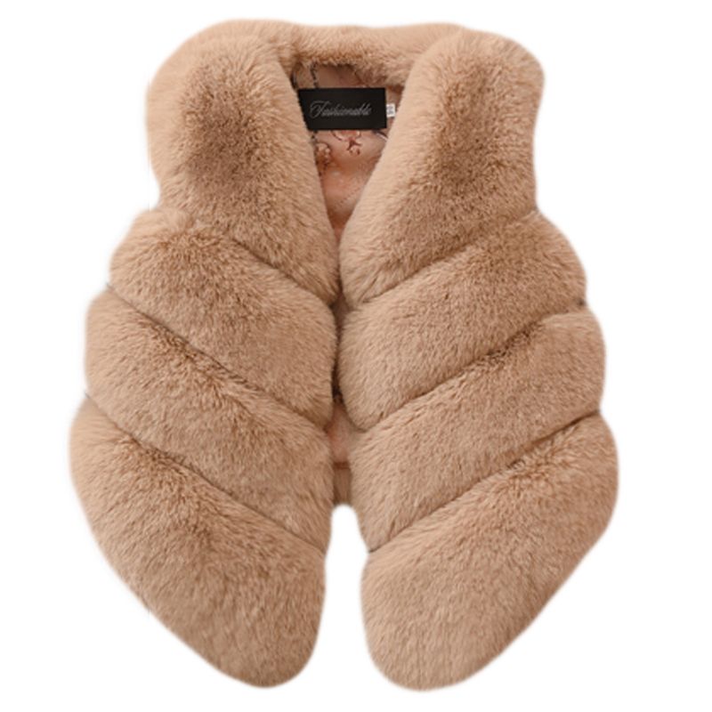 baby fur vest outfit