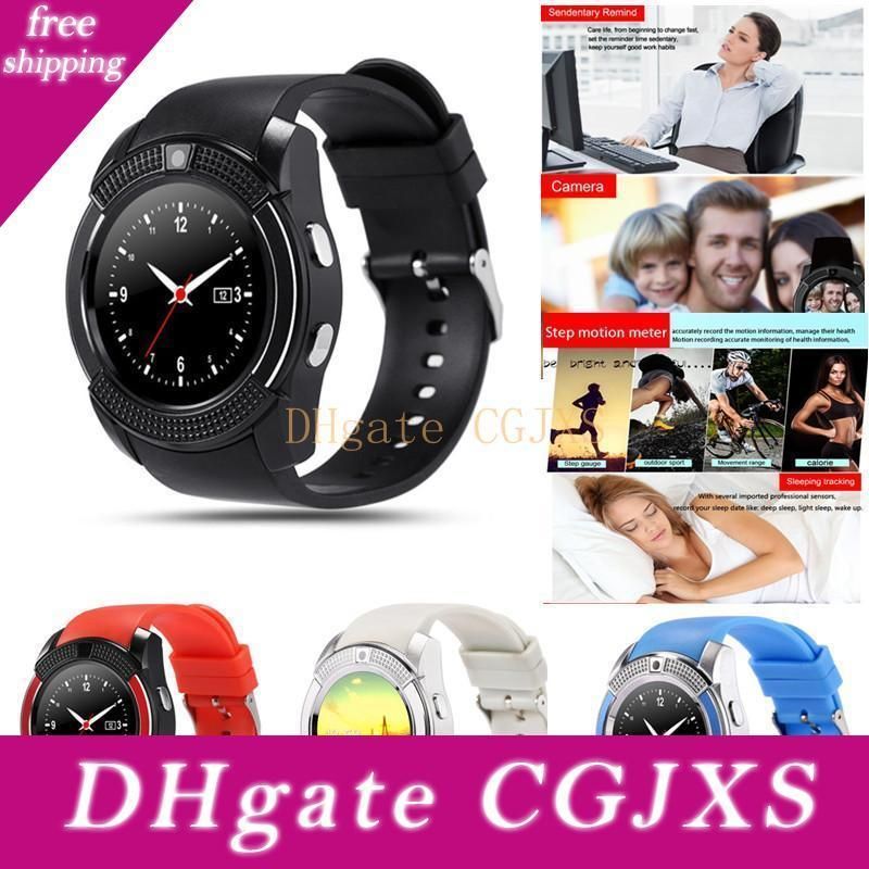 v8 bluetooth smart watch sports