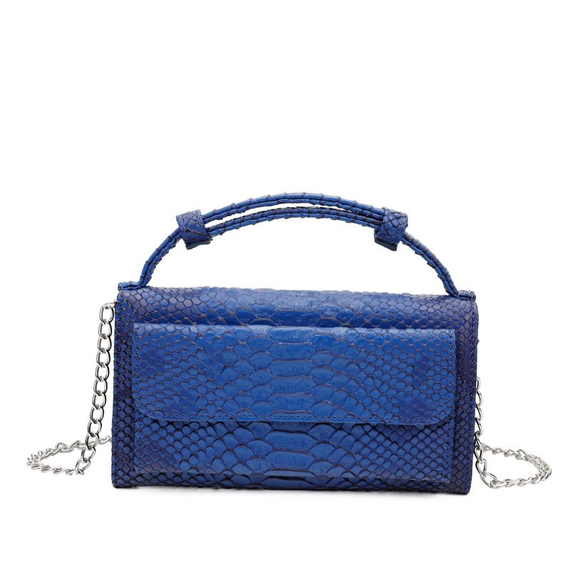 electric blue crossbody bolsa