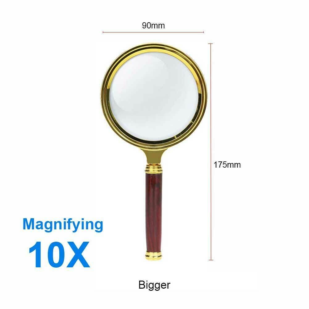 Generic Vintage Reading Magnifying Glass Pendant Golden Chain Jewelry Repair Tool Generic Vintage Reading Magnifying Glass Pendant Golden Chain Jewelry Repair Tool