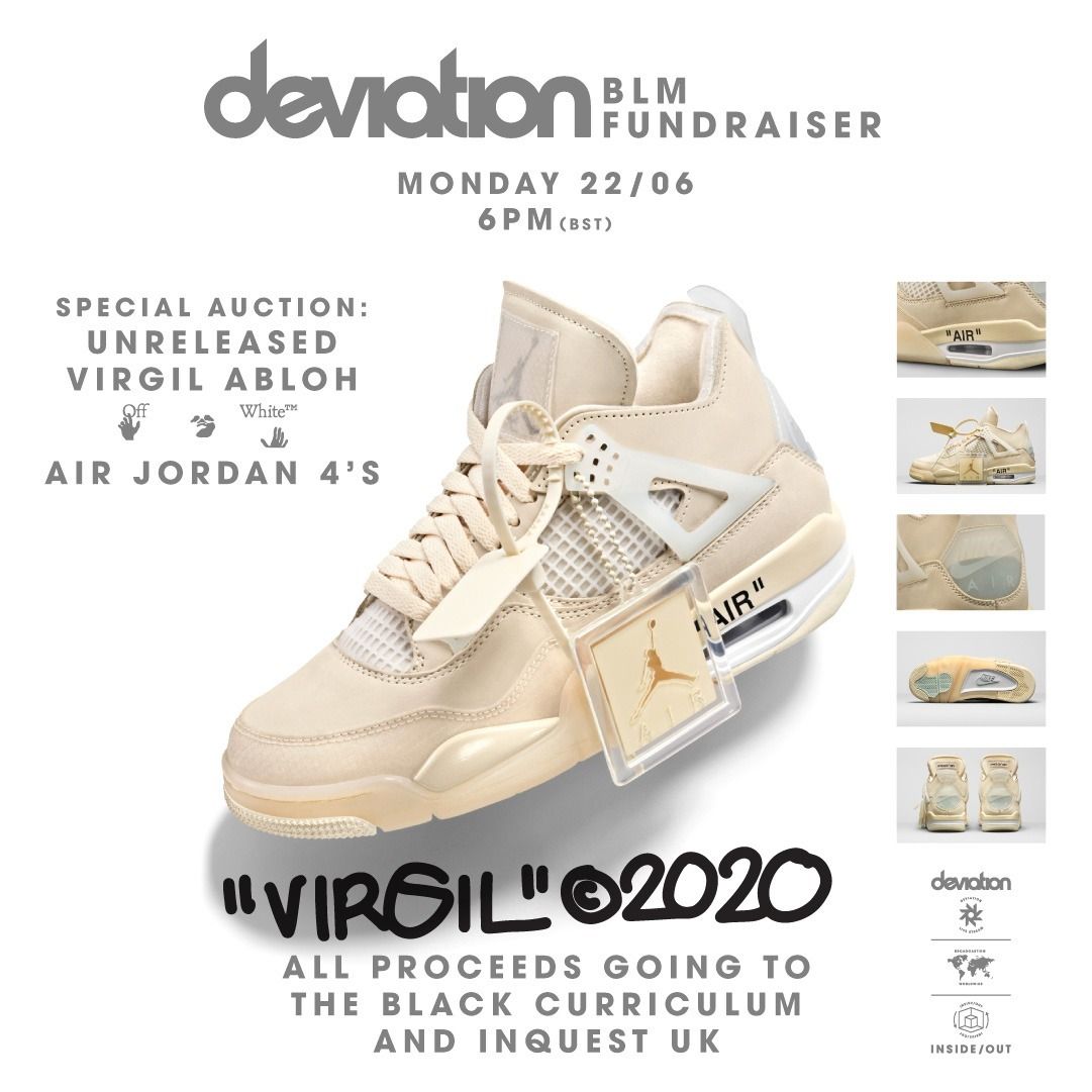 Jordan 4 Retro Off-White Sail / from 