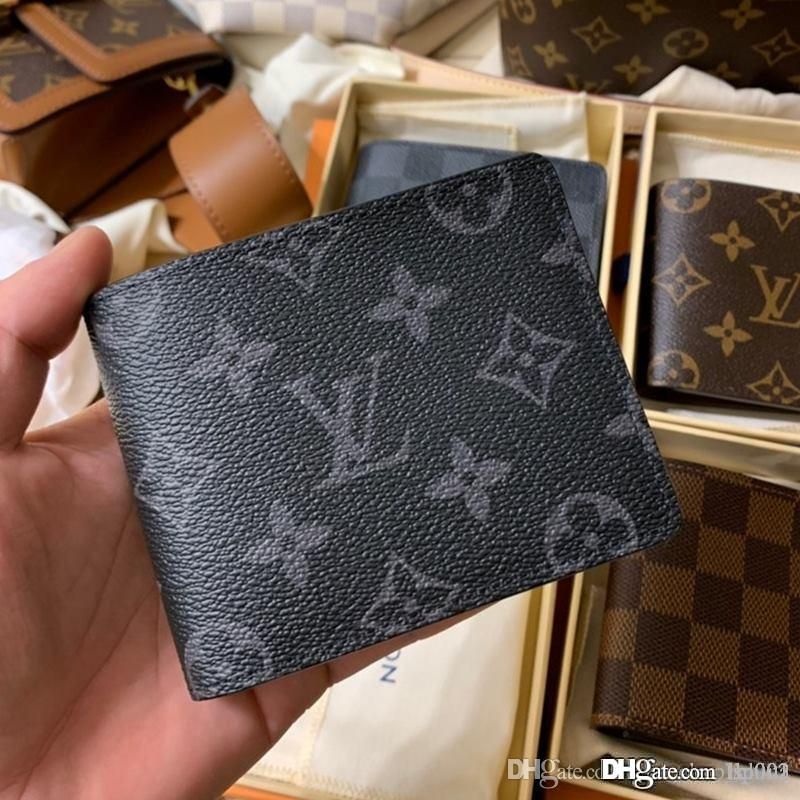 New Mens MULTIPLE WALLET Luxury Designer Bag M61695 Mens Wallet Short Coin  Purse Top Quality Size 11.5cm With Box From Llp001, $58.89