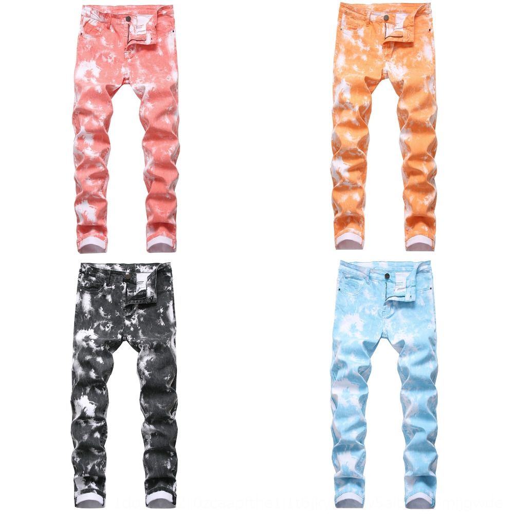split color jeans mens
