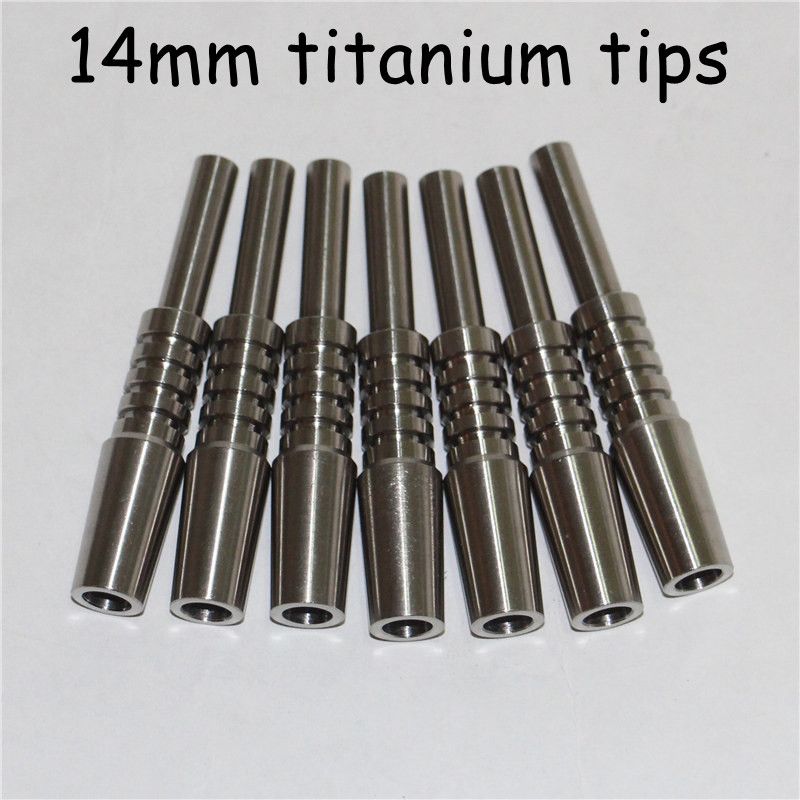2021 Titanium Nai Tip Nectar Collector Domeless Titanium Nail 10mm 14mm