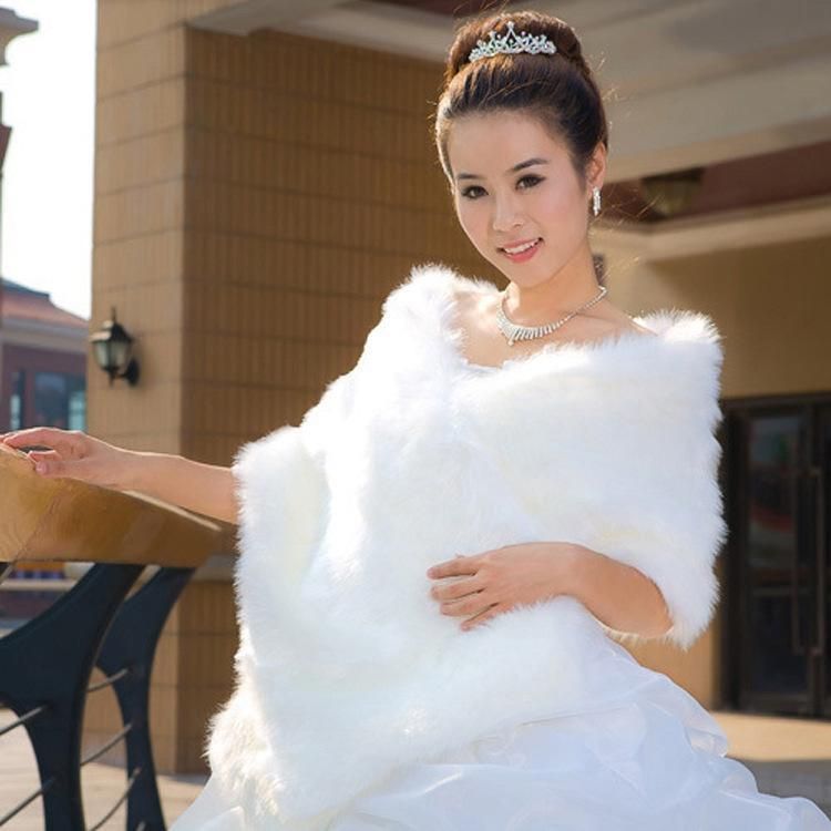 wrap for winter wedding