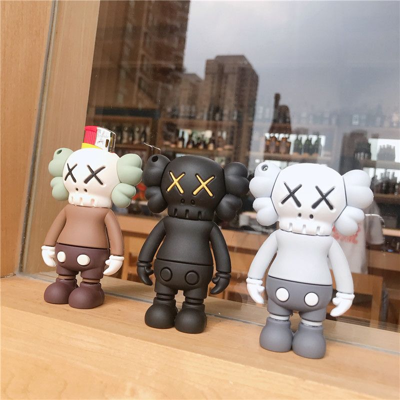 Creative Ka Doll Lighter Set Lighter Protective Cover Personality Small Toys Trendy Men's And Women's Ornaments Lighter Storage Gift Creative Ka Doll Lighter Set Lighter Protective Cover Personality Small Toys Trendy Men's And Women's Ornaments Lighter Storage Gift