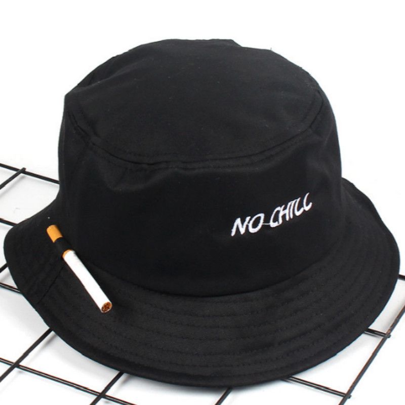 Acquistare NO CHILL Cappellino Di Tela Del Ricamo Di Modo Di Hip Hop Beach  Donne Panama Outdoor Sports Flat Top Pesca Uomini Cap Pescatore Cappello Il  Sole Bob T200826 Economico | Consegna