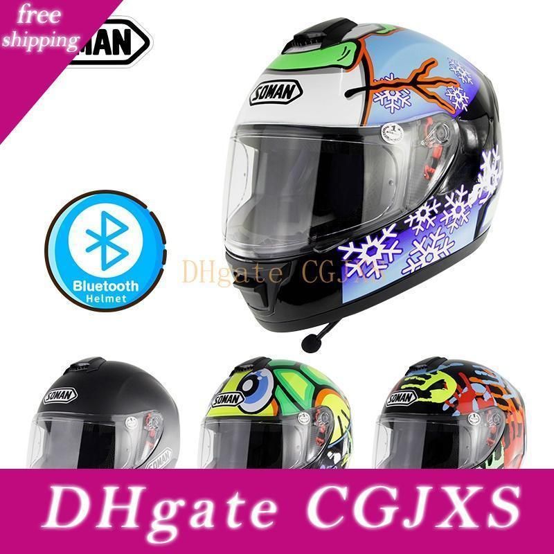 bluetooth motocross helmet