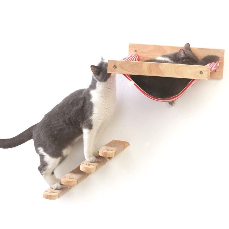 En Iyi Ve En Yeni Kedi Yataklari Mobilya Duvara Monte Hamak Ahsap Tirmanma Cercevesi Raf Yatagi Turnes Kitty Platformu Satin Alin Dhgate Com