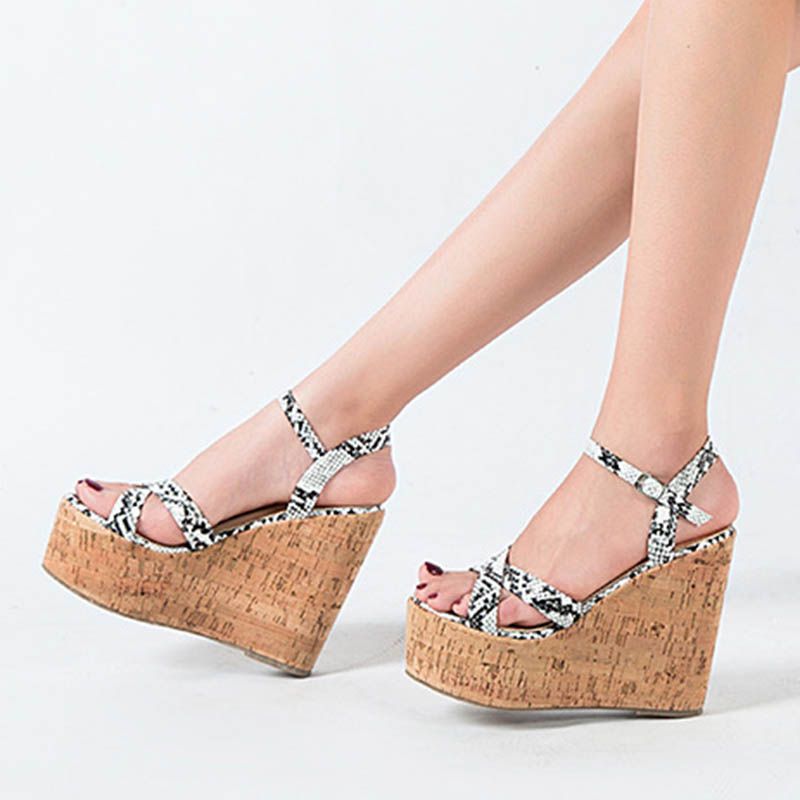 Femmes Plateforme Talon Haut Compensé Sandales Femme été Flip Flops Chaussures Taille 6-10.5 Femmes Plateforme Talon Haut Compensé Sandales Femme été Flip Flops Chaussures Taille 6-10.5