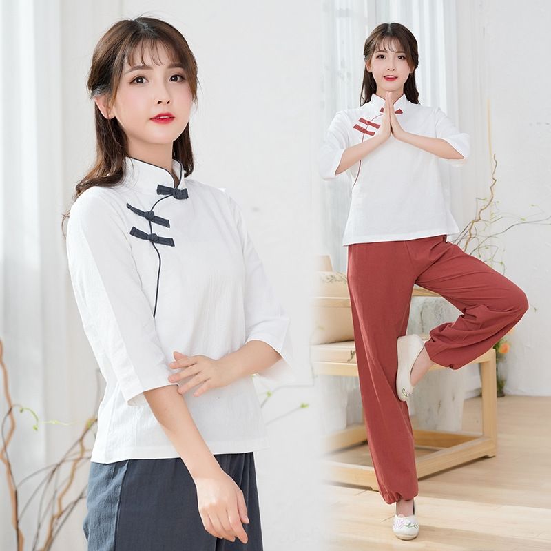 linen yoga clothes