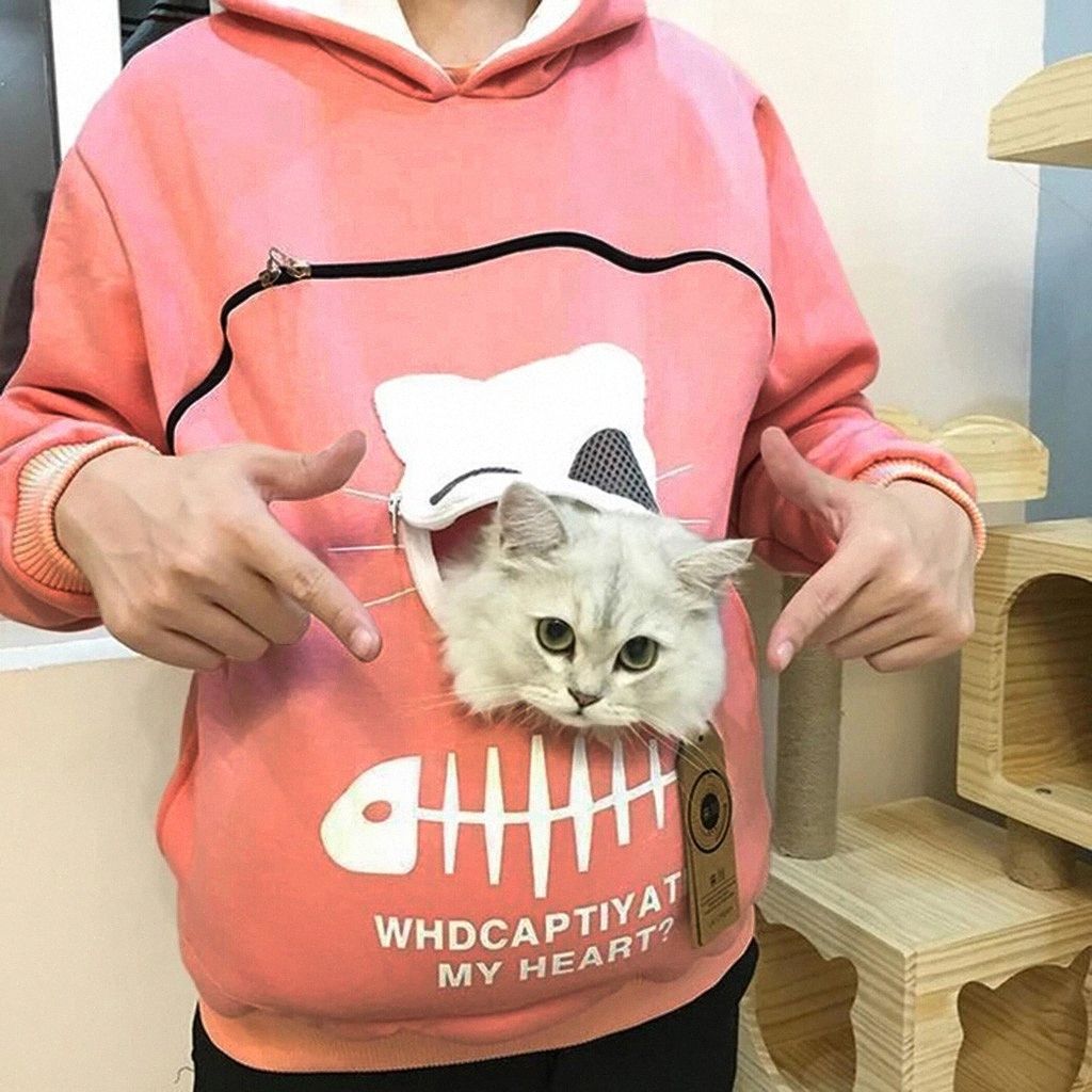 carry cat hoodie