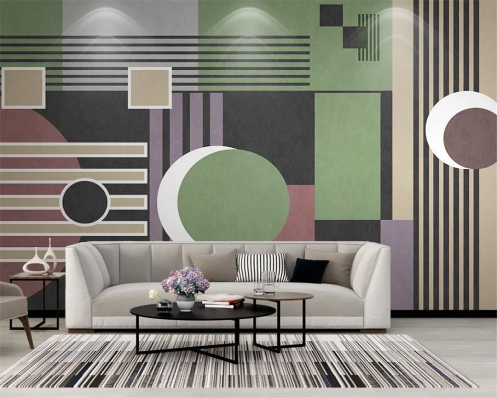 3d Wallpaper Living Room Geometric Lines Light Luxury Geometry Living Room Bedroom Wallcovering Hd Wallpaper From Yunlin1 15 56 Dhgate Com