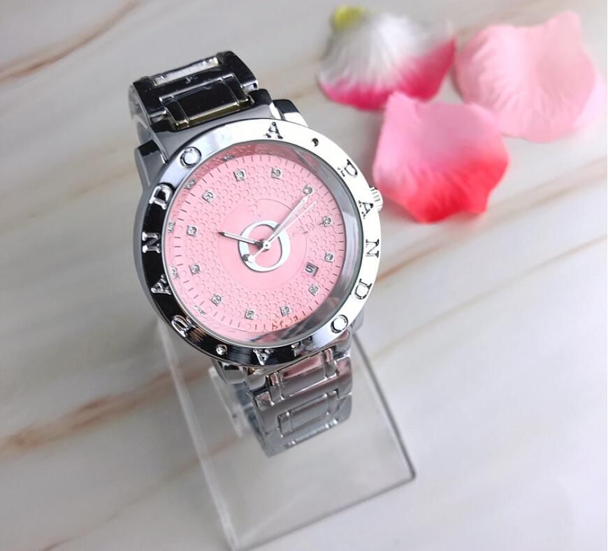 Crystal Dial Bracelet Quartz Watches Women Men Rose Gold Bracelet Dress ...