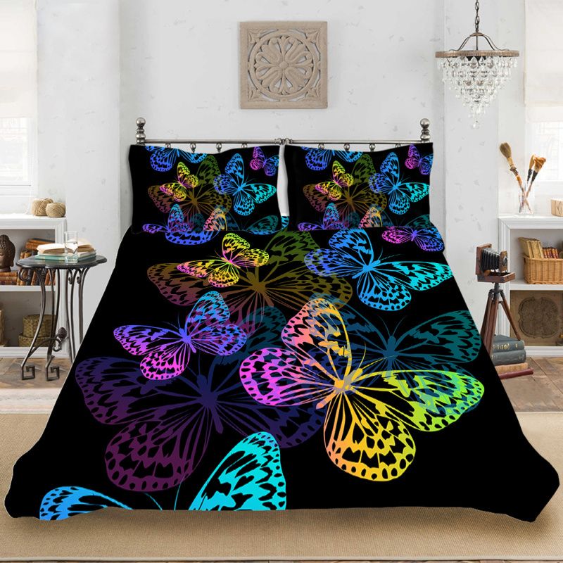 Fanaijia 3d Butterfly Duvet Cover Set Luxury Bedding Set With Pillowcase Us Full Bed Set Queen Size Comforter Sets T200814 Cheap Full Size Comforter Sets King Size Duvet Cover Set From Hai08