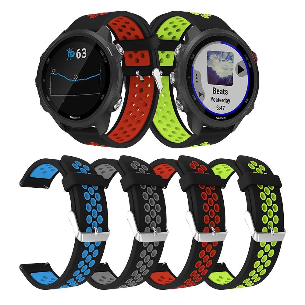 Acquistare Sostituzione Morbido Silicone Cinturino Due Colori Sport  Elastico Garmin Forerunner 245 245M Guarda Economico | Consegna Veloce E  Qualità | It.Dhgate