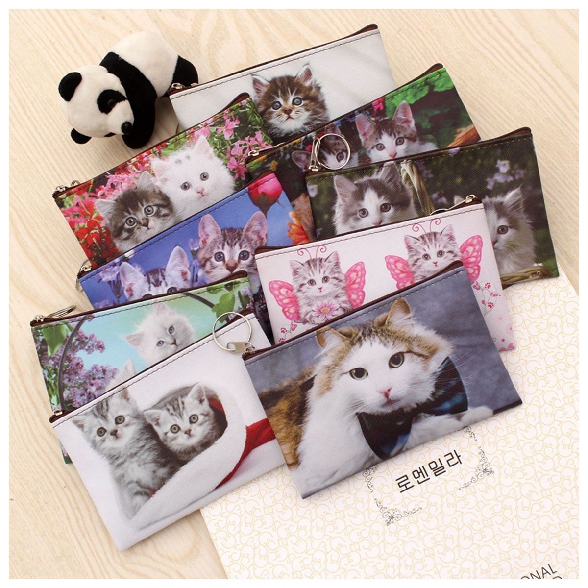 kitten coin purse
