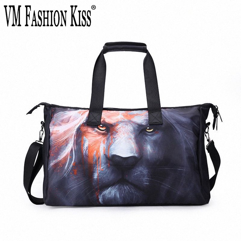 animal print gym bag
