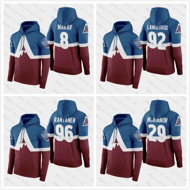 Satin Al Erkek Colorado Avalanche 2020 Stadyumu Serisi Kapusonlular Formalar 29 Nathan Mackinnon 96 Mikko Rantanen 92 Gabriel Landeskog 8 Cale Makar Blank Tl211 63 Tr Dhgate Com