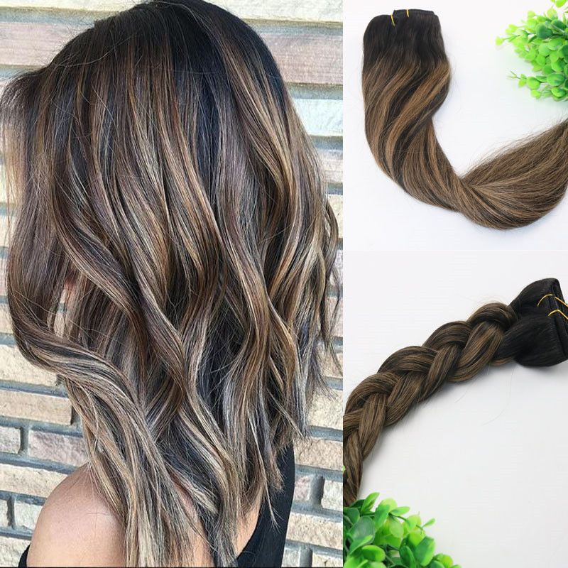 8A 7pieces 120gram Clip In Human Hair Extensions Balayage Ombre Dark Brown Highlights Brazilian Human Remy Hair Thick End 8A 7pieces 120gram Clip In Human Hair Extensions Balayage Ombre Dark Brown Highlights Brazilian Human Remy Hair Thick End