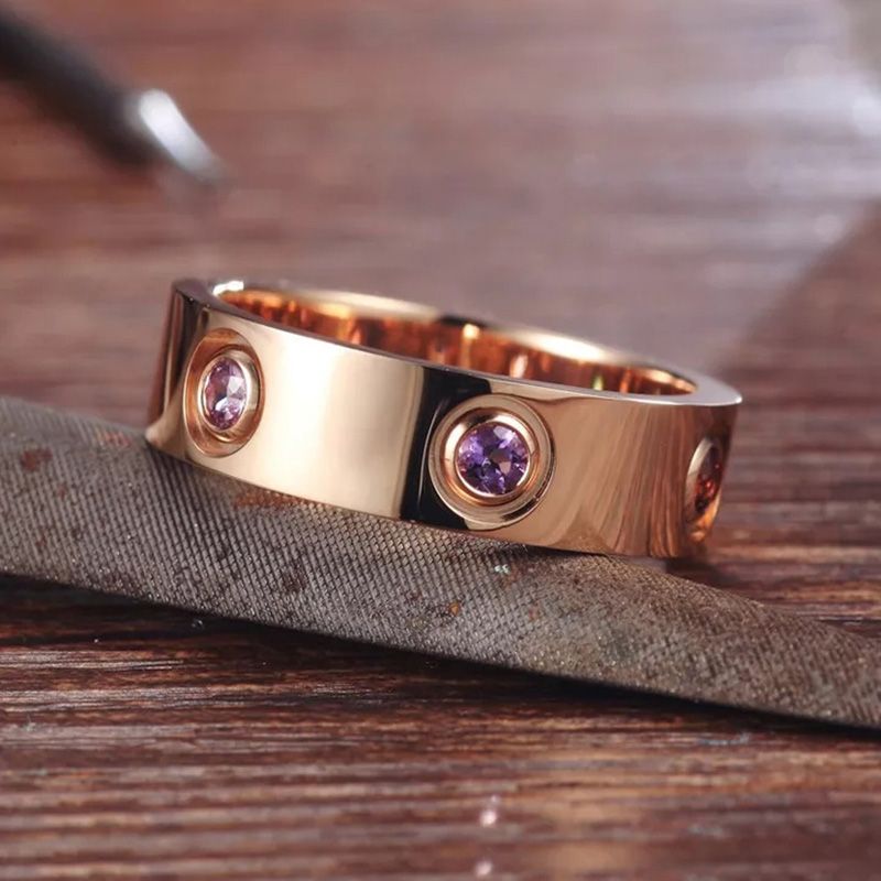 Rose Gold Color Stone