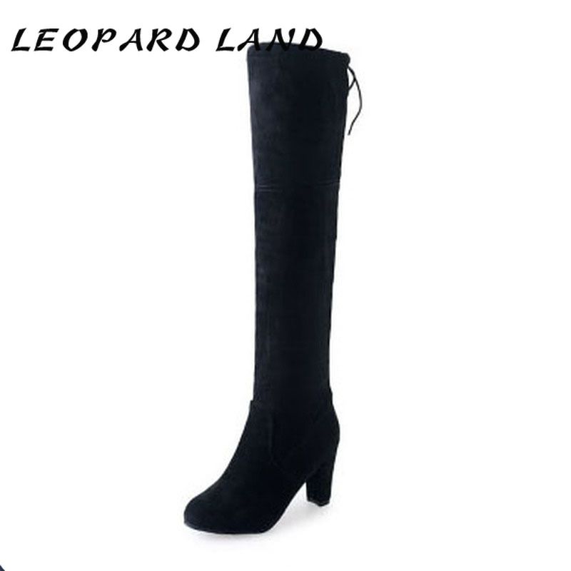 tight black knee high boots