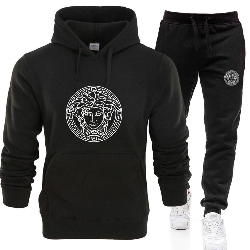 Acquistare Versace Tuta Uomini Moda Pantaloni Della Tuta Della Stampa  Hoodie Teengers Abbigliamento Sportivo Studente Stile Casual Vestito Tute  Da Jogging Autunno Insieme Uomini Economico | Consegna Veloce E Qualità |  It.Dhgate