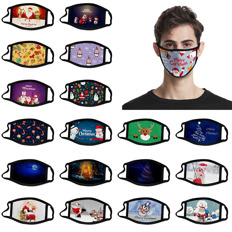 Grosshandel 40 Designer Frohe Weihnachten 3d Gedruckt Elch Weihnachtsmann Schnee Mann Gesichtsmasken Anti Staubbelastung Mundschutz Atmungsaktiv Gesichtsmasken Von Goodnew2015 0 73 Auf De Dhgate Com Dhgate