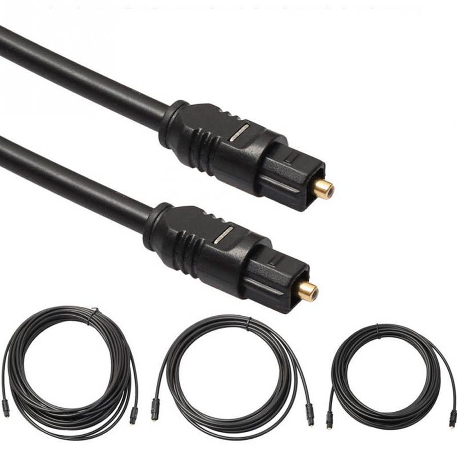 2021 Digital Optical Audio Cable Toslink Gold Plated 1m 1.5m 2m 3 M 5m 10m SPDIF MD DVD Gold