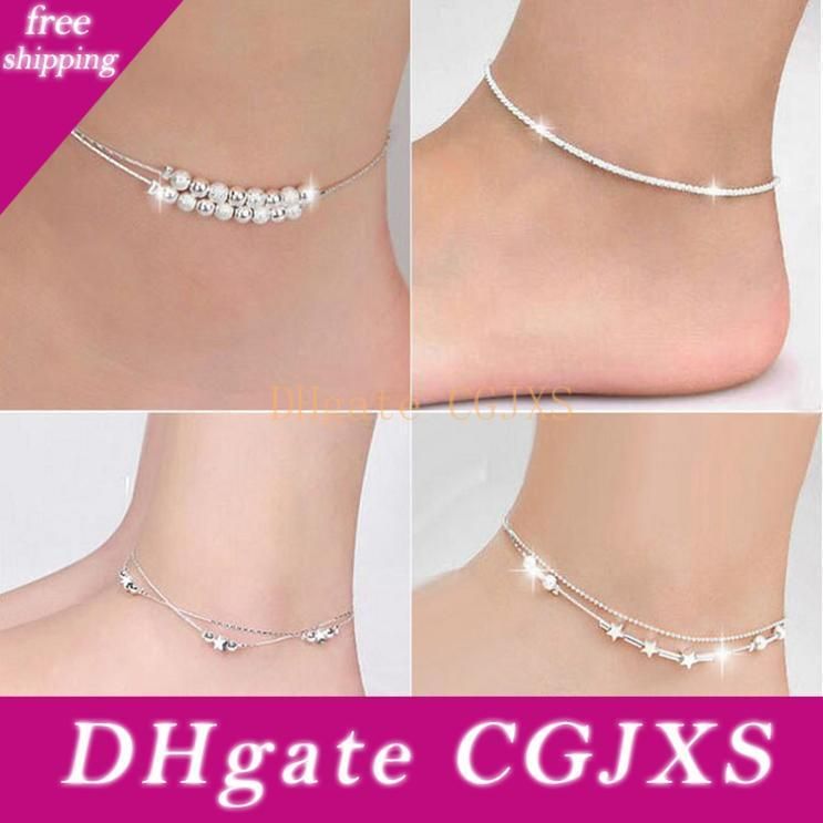 silver anklets for sale
