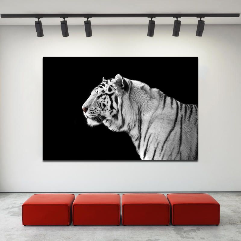2021 Black And White Tiger Canvas Painting Wall Art Animal Pictures For Living Room Canvas Prints Modern Cuadros Decor From Z793737893 6 69 Dhgate Com