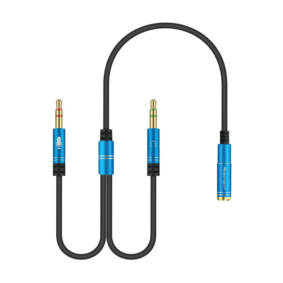 Splitter Cable Extension Cables 3.5Mm Jack Microphone Headset Audio Female  To 2 Male Headphone Mic Aux For Phone Computer Cabo From Purplegirl777,  $5.55 | DHgate.Com