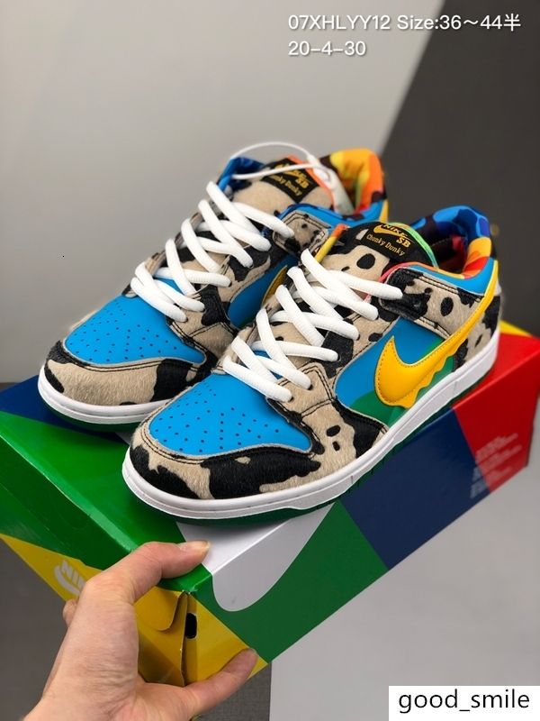 2020 With BoxBen & Jerrys Chunky Dunky Ben Jerry SB Dunk 1s Low Mens ...
