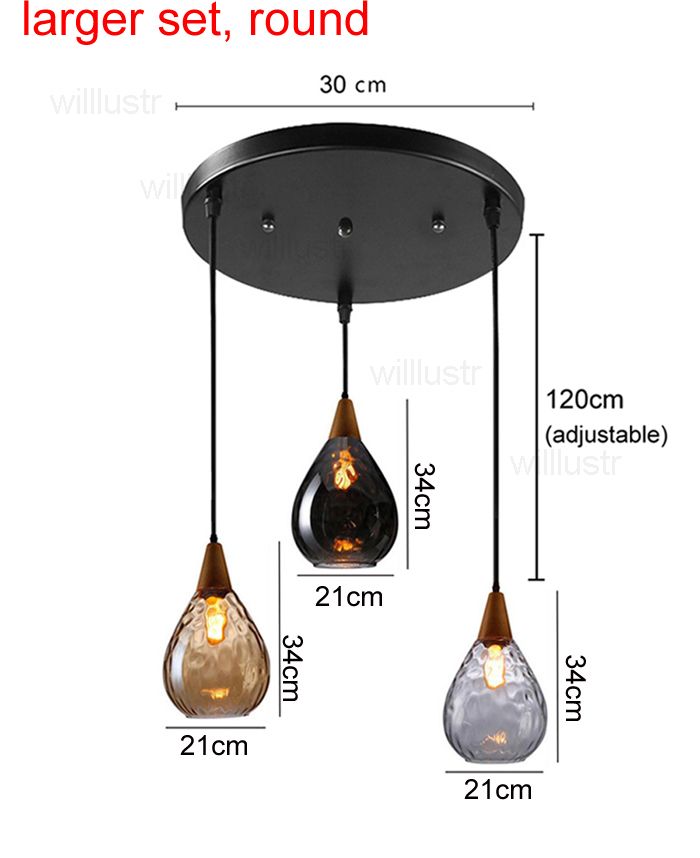 3 large set, round canopy