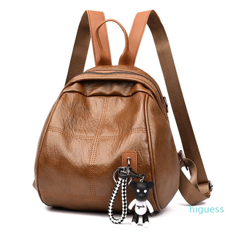 small soft leather backpack