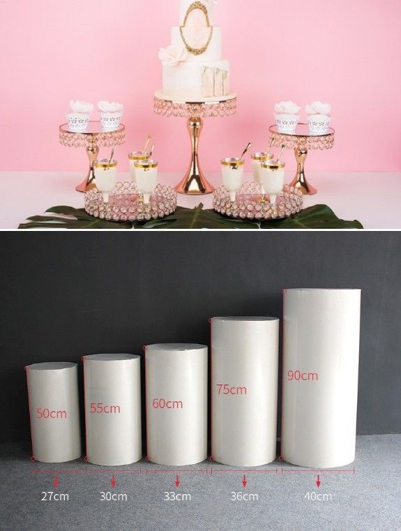 cylinder with cake stand