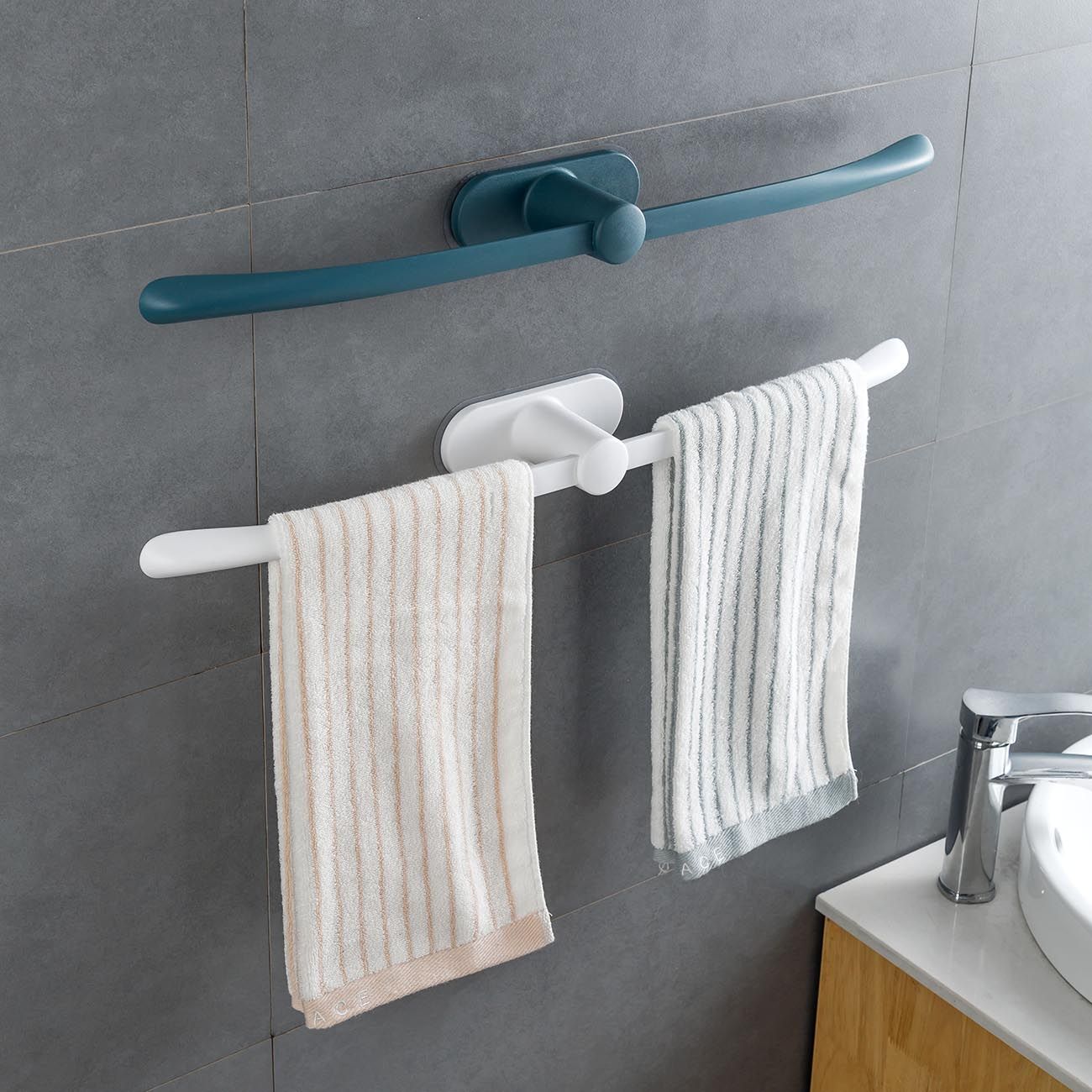 2020 Abs Bathroom Towel Holder 2 Stages Towel Rail Hanger Badkamer Shelf Shoe Rack Organizer Towel Shower Hat Rack Handdoek Holder From Yuanmian02 7 81 Dhgate Com