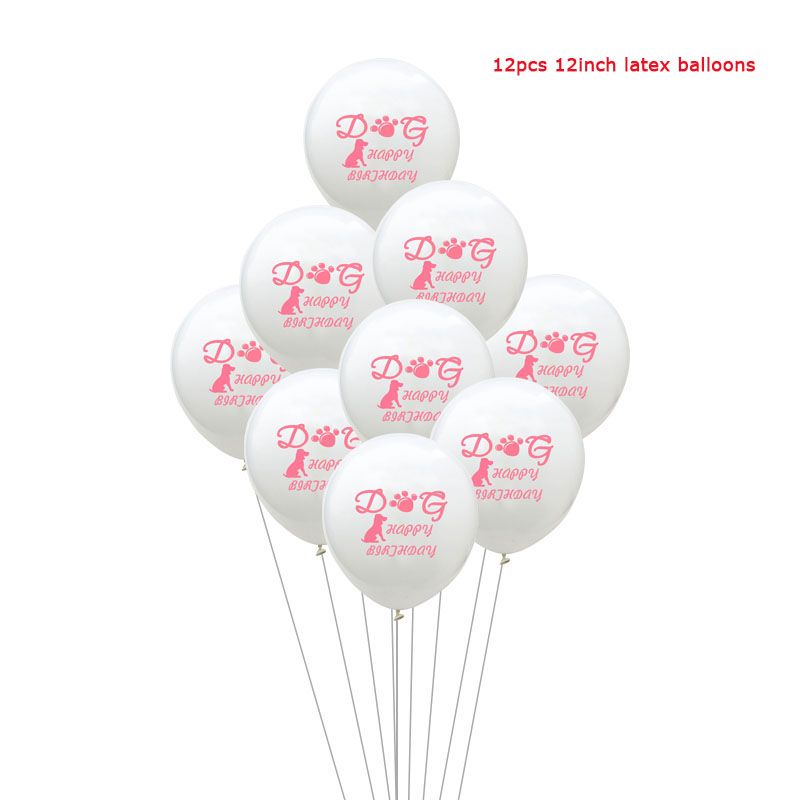 12 PCs rosa Luftballons