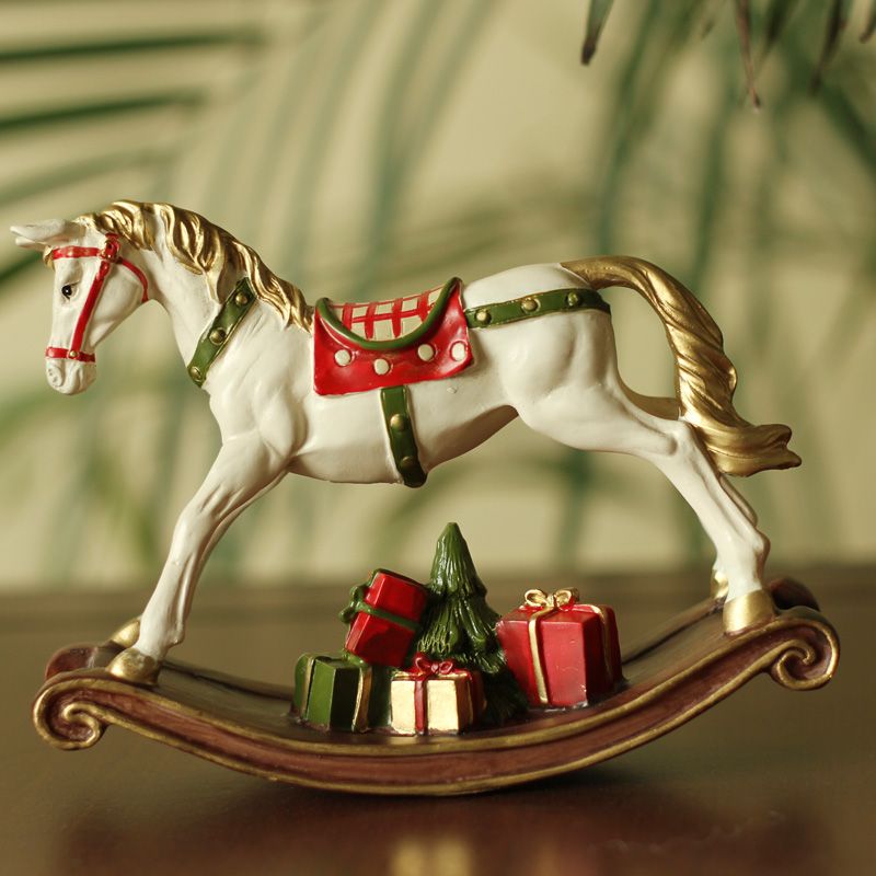 resin rocking horse