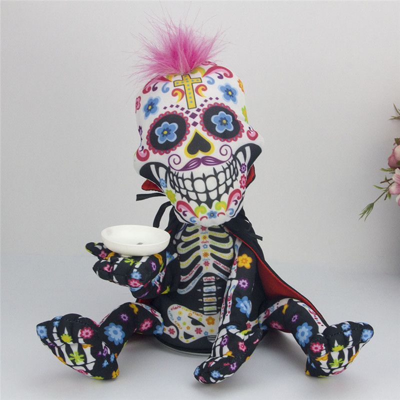 stuffed skeleton doll