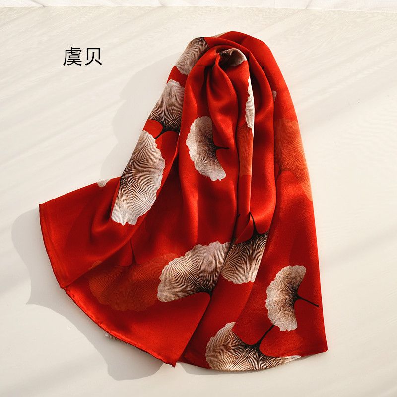 natural silk scarf