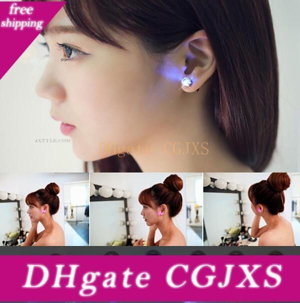 led flashing earrings